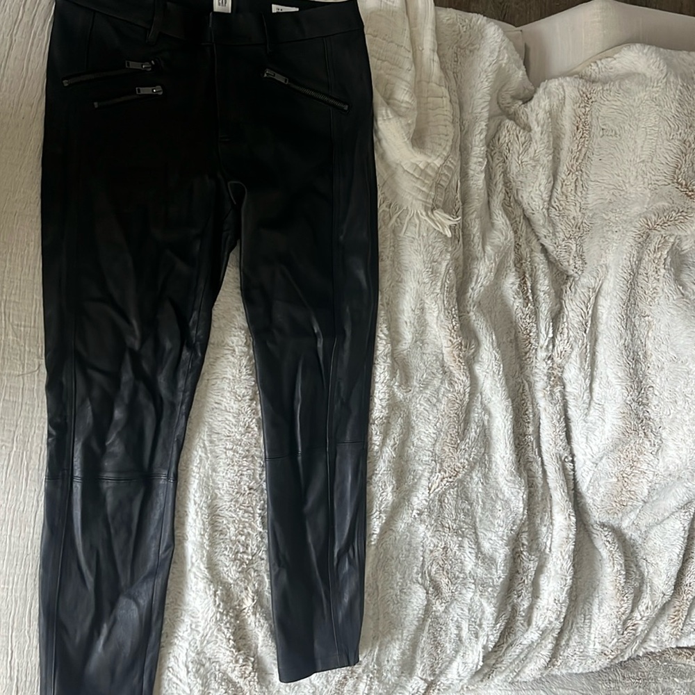 100% leather pants